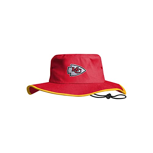 NFL Solid Team Color Logo Sport Outdoor Sun Bucket Boonie Hat