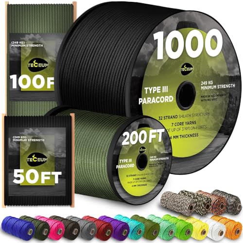 TECEUM Paracord (Black)