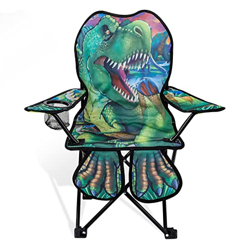 KABOER Kids Outdoor Folding Lawn and Camping Chair with Cup Holder and Carrying Bag, Children's Camping Chairs