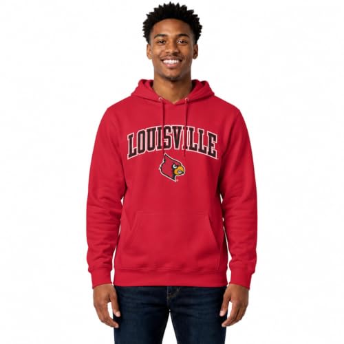 Campus Colors Long Sleeves NCAA Adult Arch & Logo Gameday Unisex Hooded Sweatshirt