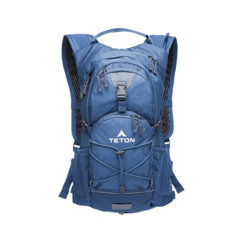 Teton Oasis/Trailrunner Hydration Backpack  Lightweight Water Pack with 2L/3L Bladder for Hiking, Running, Cycling, Biking  2L/18L/22L Sizes  Sewn-in Rain Cover  Fits Men and Women