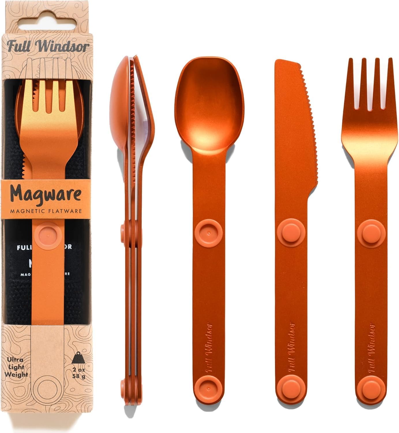 FULL WINDSOR MAGWARE Cutlery Set (Orange)
