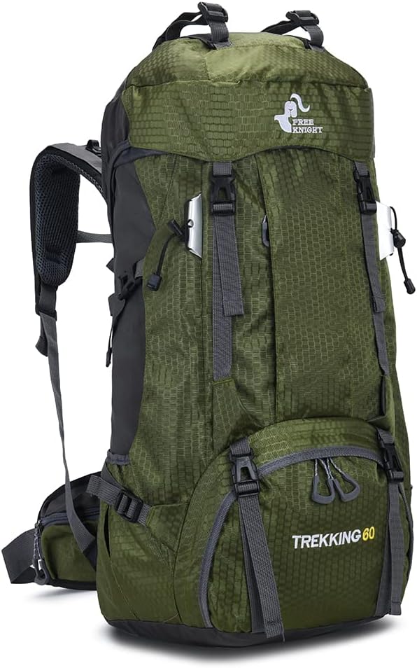 Bseash 60L Waterproof Hiking Camping Backpack
