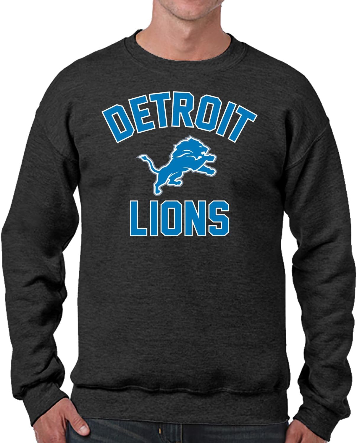 Team Fan Apparel NFL Adult Gameday Football Crewneck Sweatshirt - Cotton Blend - Stay warm, comfortable & stylish on game day