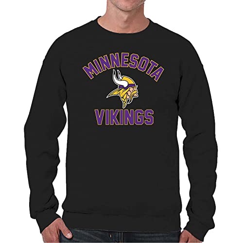 Team Fan Apparel NFL Adult Gameday Football Crewneck Sweatshirt - Cotton Blend - Stay warm, comfortable & stylish on game day