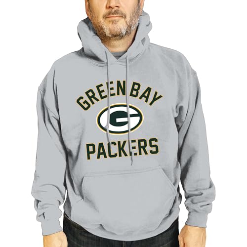 Team Fan Apparel NFL Adult Gameday Hooded Sweatshirt - Poly Fleece Cotton Blend - Stay Warm and Represent Your Team in Style