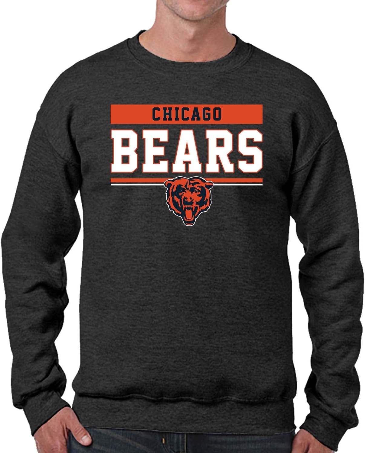 Team Fan Apparel Charcoal Crewneck (Bears)