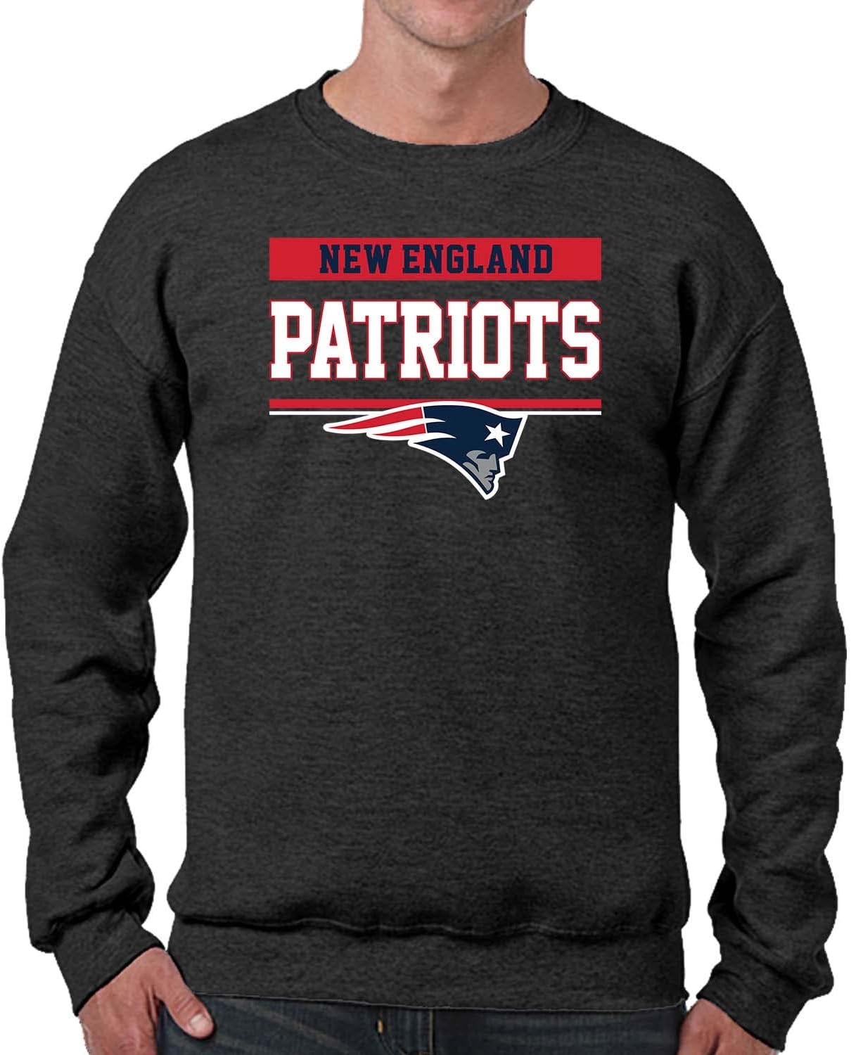 Charcoal Crewneck - Patriots