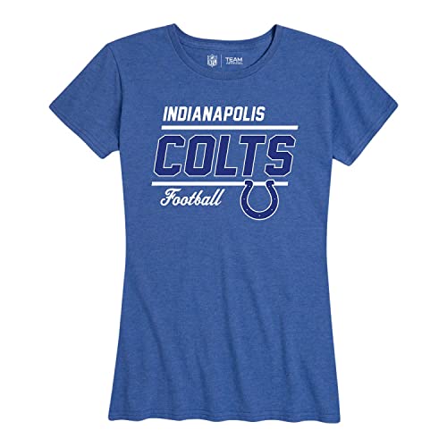 Team Fan Apparel NFL Gameday Women's Relaxed Fit T-Shirt - Rib Neck Contour - Tagless Short Sleeve Tee - Stay Cool & Stylish