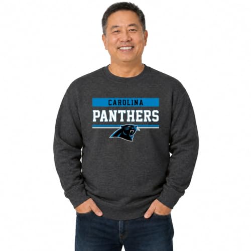 Panthers Charcoal Crewneck