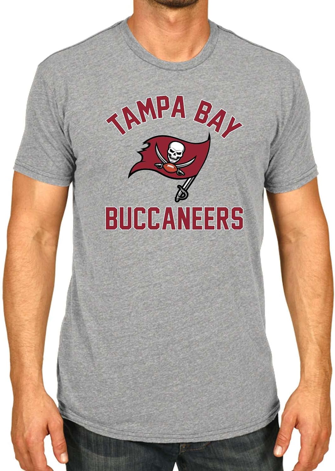 Team Fan Apparel NFL Adult Gameday T-Shirt - Cotton Blend - Tagless - Semi-Fitted - Unleash Your Team Spirit During Game Day