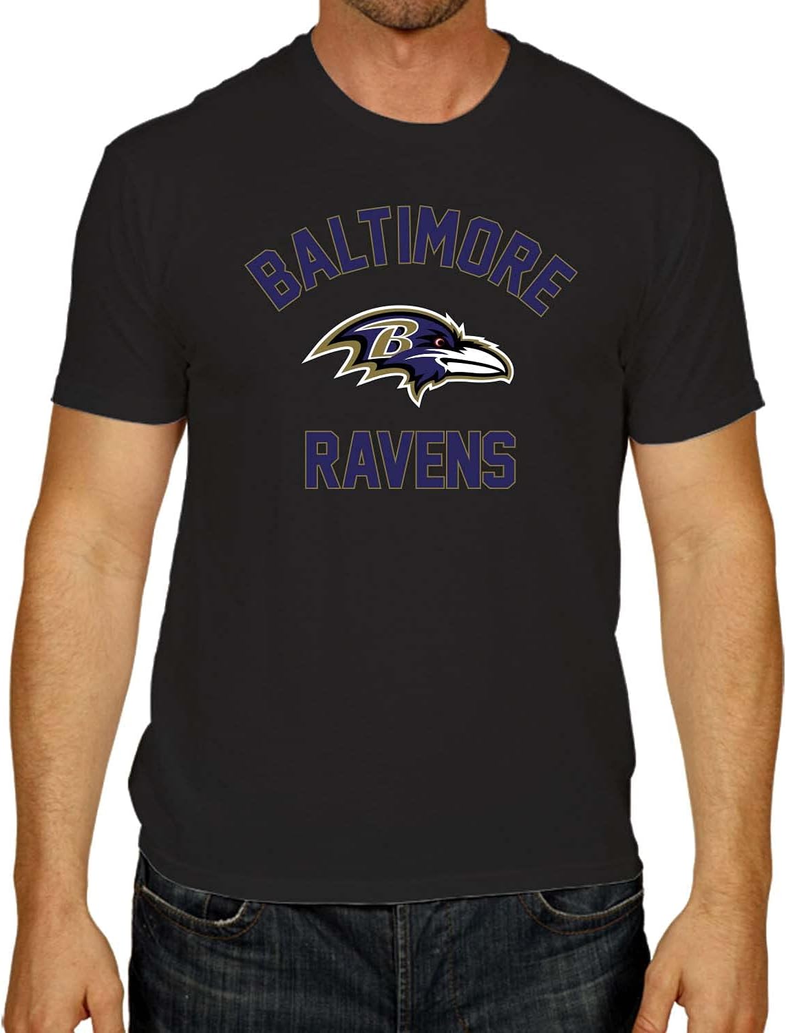 Team Fan Apparel NFL Adult Gameday T-Shirt - Cotton Blend - Tagless - Semi-Fitted - Unleash Your Team Spirit During Game Day
