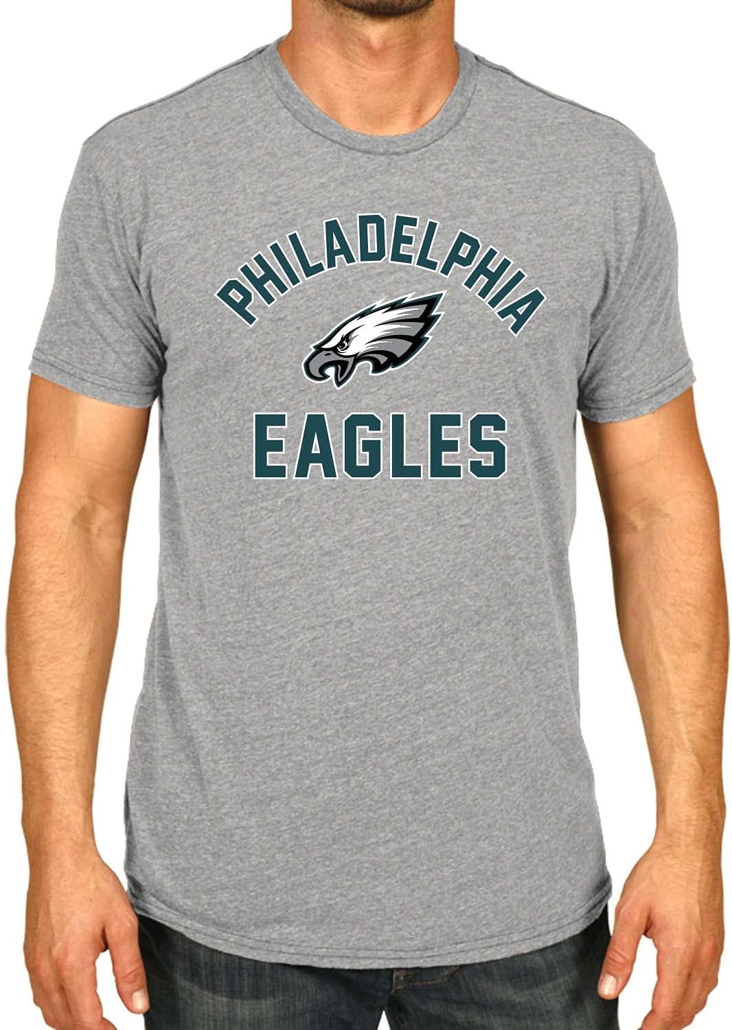 Team Fan Apparel NFL Adult Gameday T-Shirt - Cotton Blend - Tagless - Semi-Fitted - Unleash Your Team Spirit During Game Day