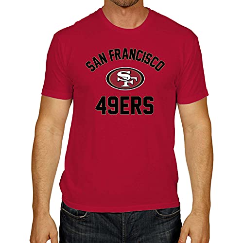 Team Fan Apparel NFL Adult Gameday T-Shirt - Cotton Blend - Tagless - Semi-Fitted - Unleash Your Team Spirit During Game Day