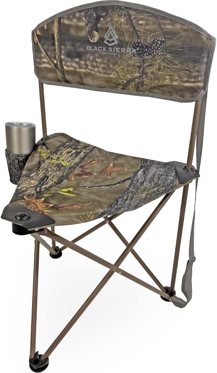 Black Sierra Elevation Tri-Pod Stool