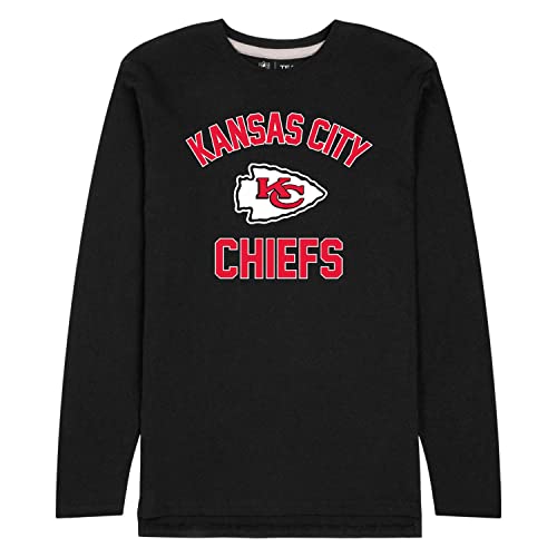 Team Fan Apparel NFL Gameday Adult Long Sleeve Shirt, Lightweight Tagless Long Sleeve T-Shirt with Side Vent Construction
