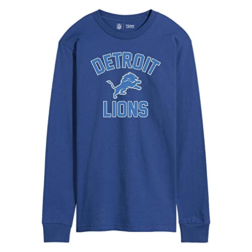 Team Fan Apparel NFL Gameday Adult Long Sleeve Shirt, Lightweight Tagless Long Sleeve T-Shirt with Side Vent Construction