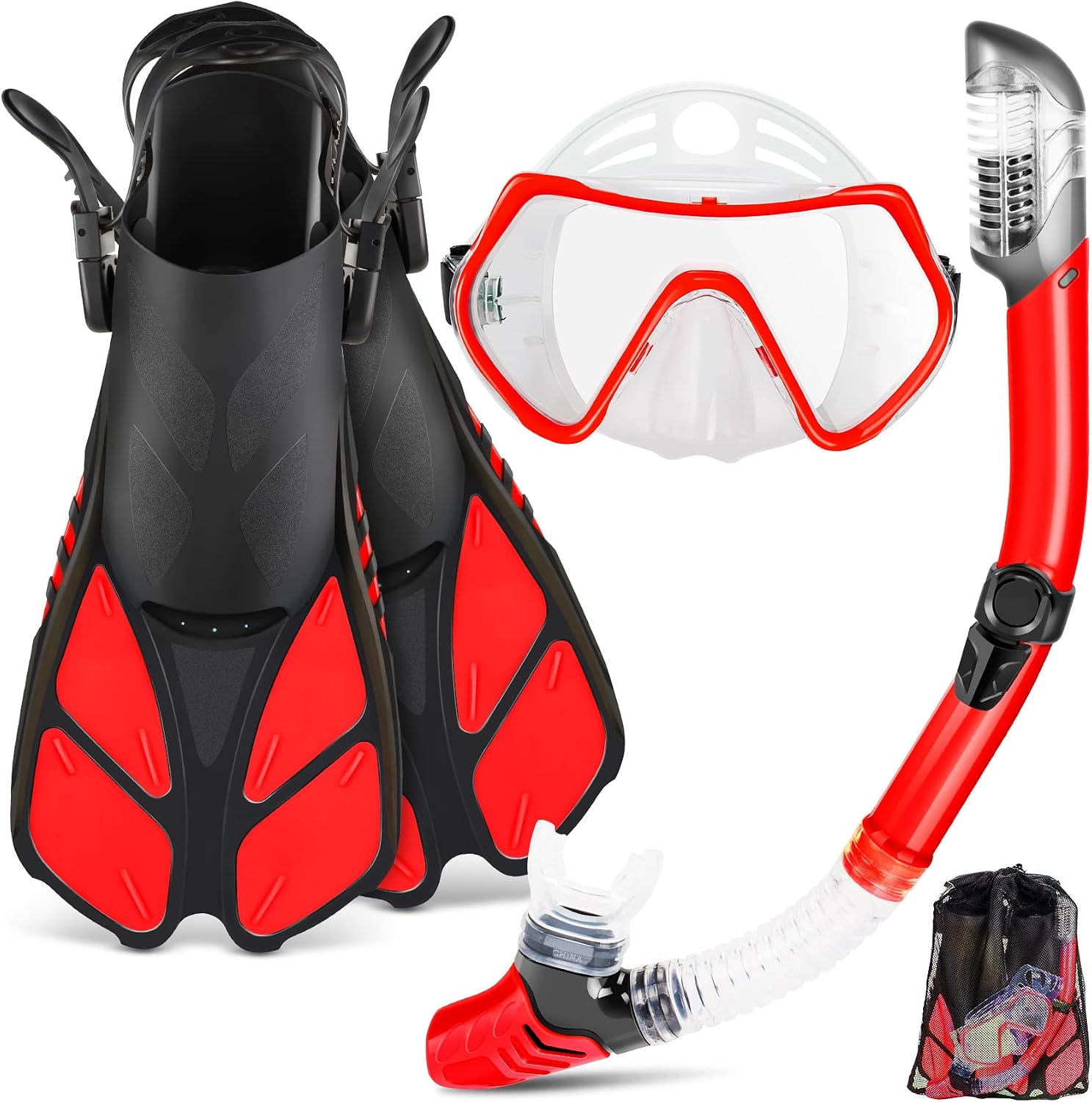 ZEEPORTE Mask Fin Snorkel Set