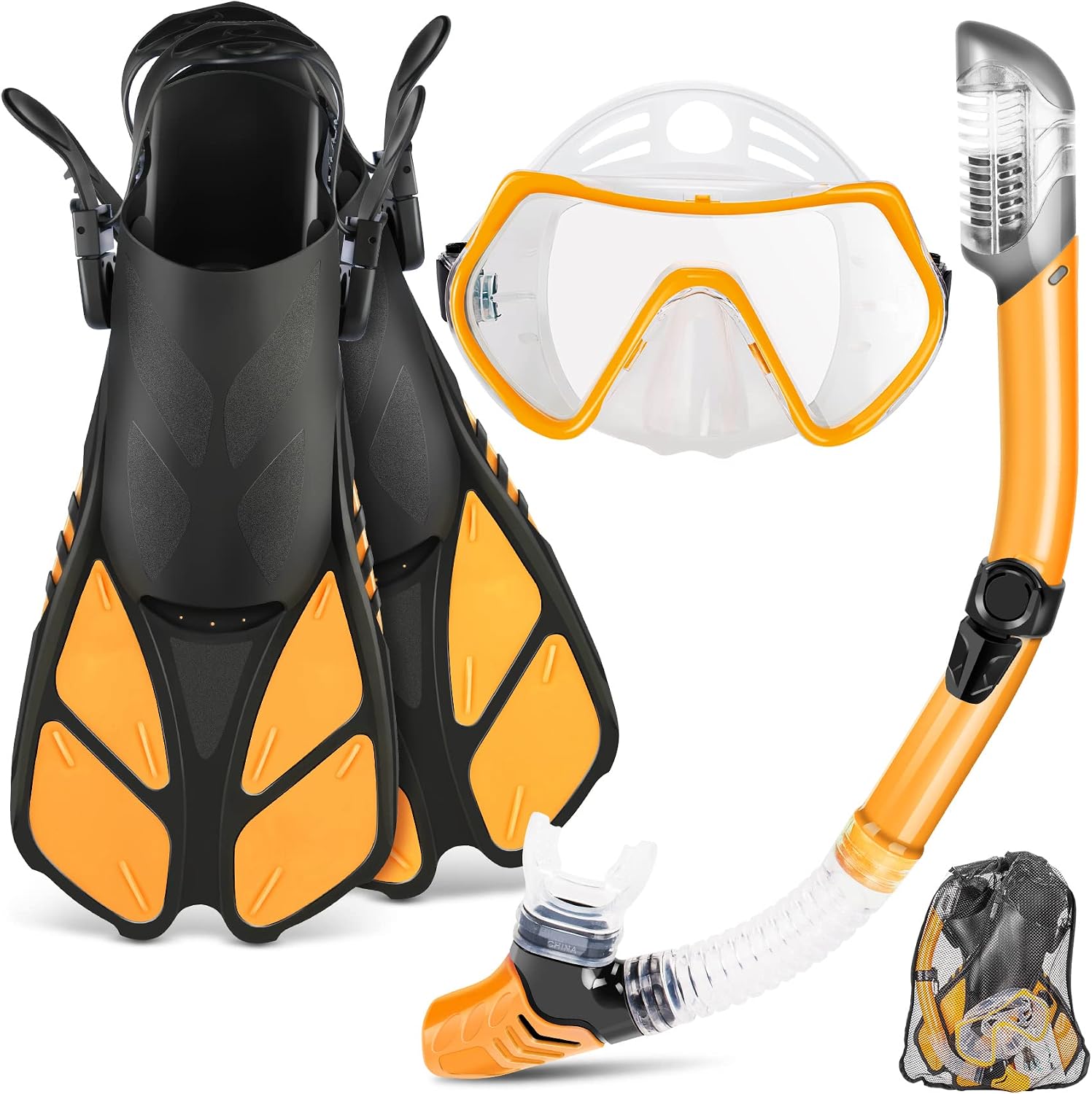 ZEEPORTE Mask Fin Snorkel Set