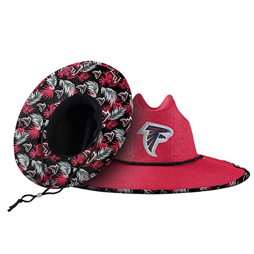 FOCO Men's NFL Floral Lifeguard Beach Straw Sun Hat