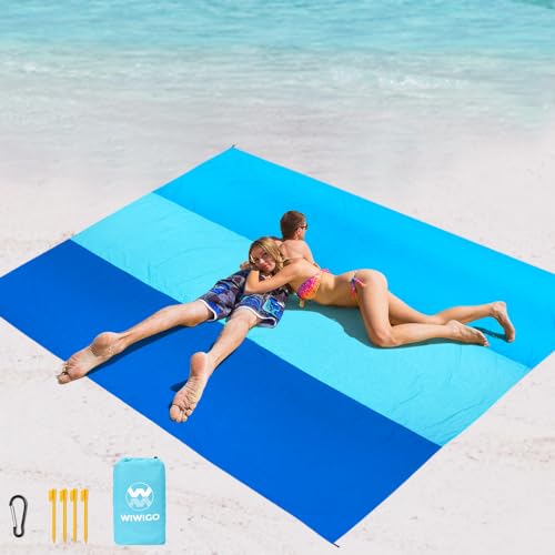 WIWIGO Beach Blanket Waterproof Sandproof Mat