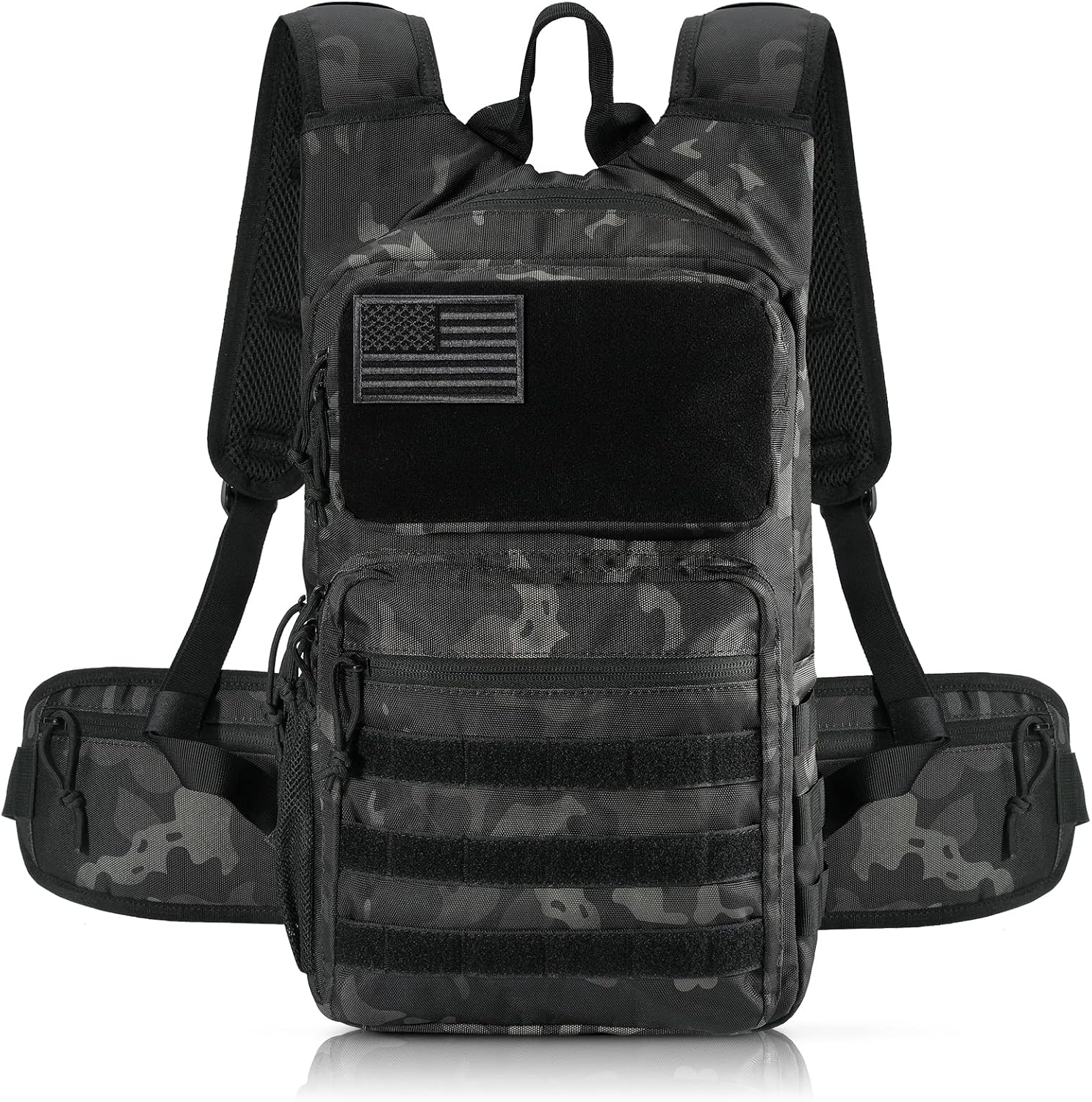 Tactical Hydration Pack Lightweight Insulation Water Backpack Molle Hydration Backpack for Hiking, Running, Cycling, Climbing, Hunting, Fishing