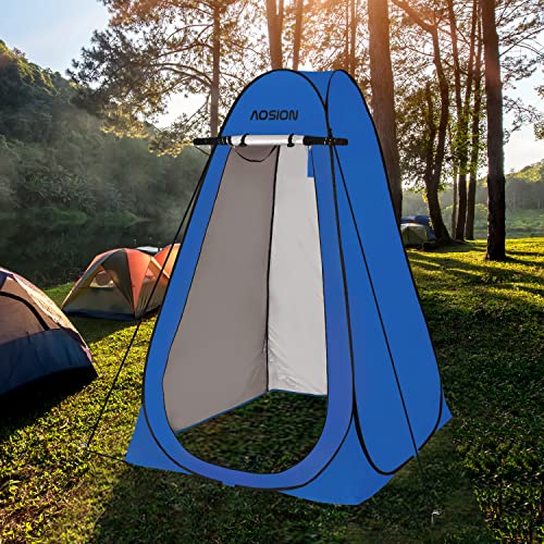 AOSION Privacy Shower Tent (Blue)