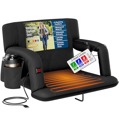 Alpcour Heated Reclining Stadium Seat