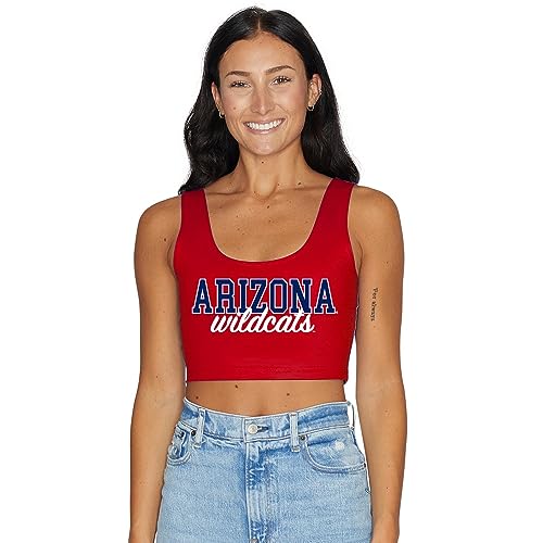 Lojobands Women's College Gameday Outfit Tank Top Tailgate Crop Top One Size Fits Most