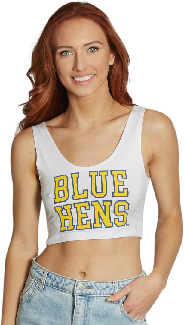 Lojobands Women's College Gameday Outfit Tank Top Tailgate Crop Top One Size Fits Most