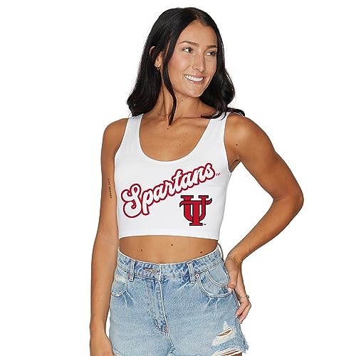 Lojobands Women's College Gameday Outfit Tank Top Tailgate Crop Top One Size Fits Most