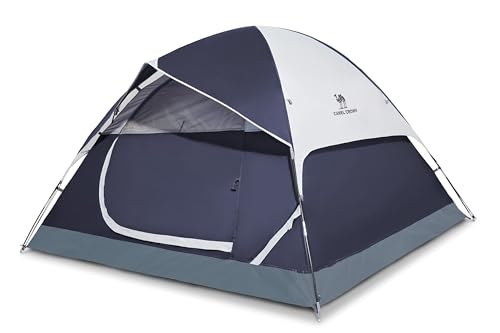 CAMEL CROWN Tents for Camping 2/3/4/5 Person Camping Dome Tent, Waterproof,Spacious, Lightweight Portable Backpacking Tent for Outdoor Camping/Hiking