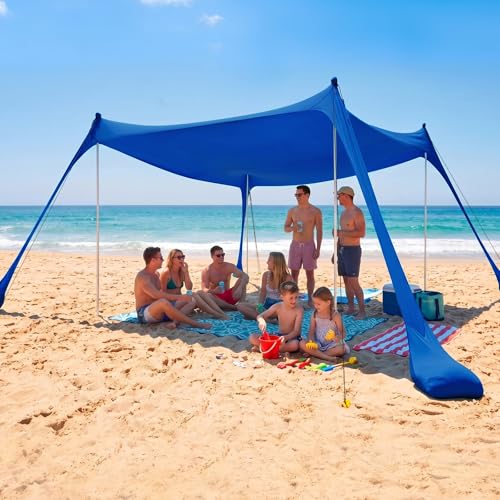 COMMOUDS Beach Tent Sun Shelter