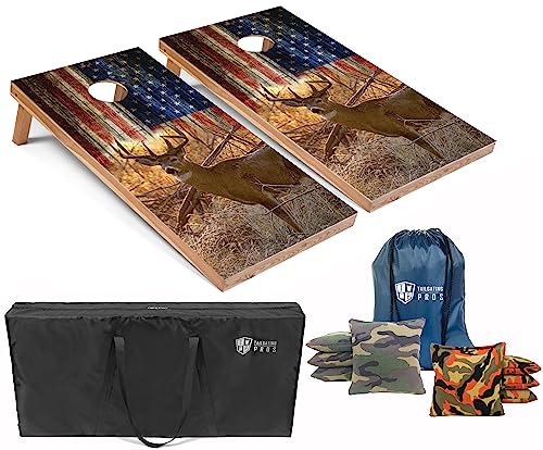 Tailgating Pros Pyramid Design Cornhole Set
