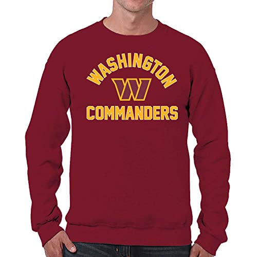 Team Fan Apparel NFL Adult Gameday Football Crewneck Sweatshirt - Cotton Blend - Stay warm, comfortable & stylish on game day