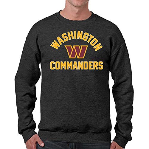 Team Fan Apparel NFL Adult Gameday Football Crewneck Sweatshirt - Cotton Blend - Stay warm, comfortable & stylish on game day
