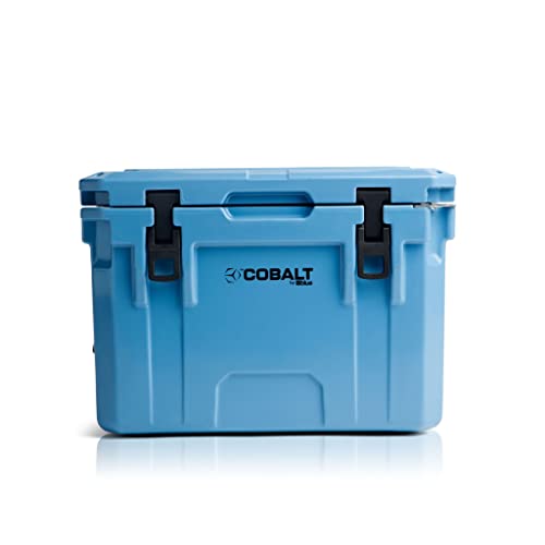Cobalt 25 Quart Roto-Molded Super Ice Cooler | Large Ice Chest Holds Ice Up to 3 Days |
