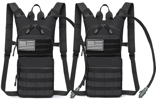 ATBP Insulated Water Hydration Pack Bag with 3L TPU Bladder Tactical Molle Hydration Backpack for Hiking Cycling Running