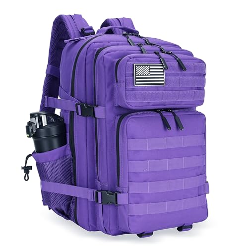 45L Military Tactical Backpack Hiking Backpacks Tactical Gear Camo Back Pack Army Molle Bag Rucksack Fitness Daypack