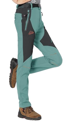 Rdruko Women's Snow Pants Waterproof Insulated Fleece Thermal Ski Hiking Snowboard Pants