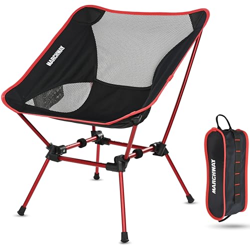 MARCHWAY Ultralight Folding Chair (Red)
