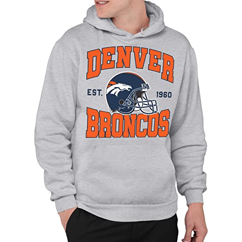 Junk Food Clothing x NFL - Team Helmet - Unisex Adult Pullover Hoodie for Men and Women - Officially Licensed NFL Apparel