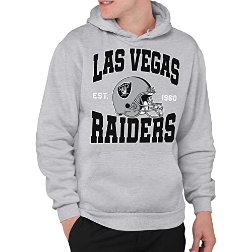 Junk Food Clothing x NFL - Team Helmet - Unisex Adult Pullover Hoodie for Men and Women - Officially Licensed NFL Apparel