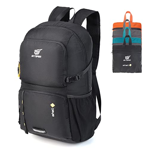 SKYSPER Lightweight Packable Backpack - 30L Hiking Daypack with Wet Pocket Foldable Travel Carry-on Backpack for Women Men