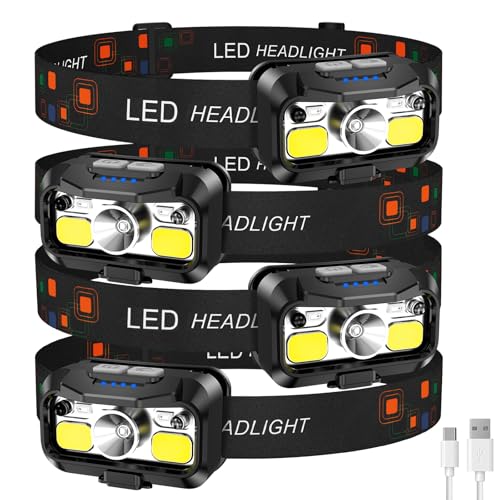 LHKNL Rechargeable Headlamp (4-Pack)