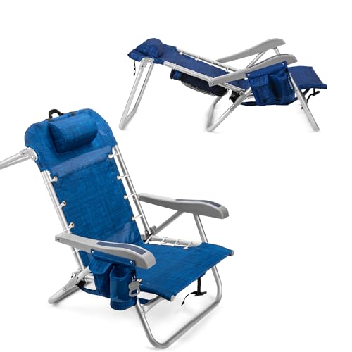 Homevative Backpack Fold-Up Beach Chair