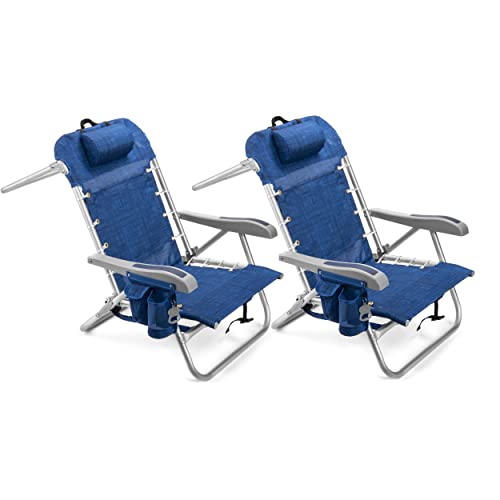 Homevative Cooler+ Folding Chair (2 Pack)