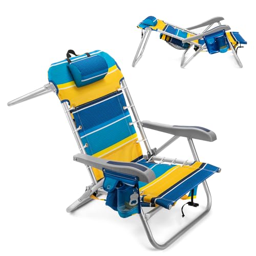 Homevative Backpack Fold-Up Beach Chair