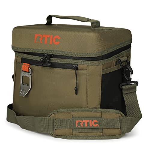 RTIC 15 Can Everyday Cooler, Soft Sided Portable Insulated Cooling for Lunch, Beach, Drink, Beverage, Travel, Camping, Picnic, for Men and Women