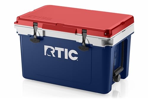 RTIC Ultra-Light 32 Quart Hard Cooler Insulated Portable Ice Chest Box for Drink, Beverage, Beach, Camping, Picnic, Fishing, Boat, Barbecue, 30% Lighter Than Rotomolded Coolers
